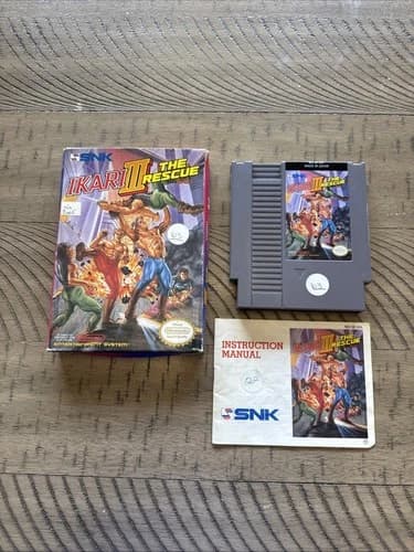 Ikari Warriors III 3 The Rescue (Nintendo, NES 1991) Complete In Box CIB RARE