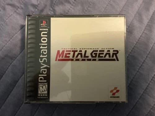 Metal Gear Solid Complete Playstation 1 Black Label PS1 Reg Card Included