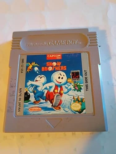 Snow Brothers Game Boy Original Nintendo Gameboy OEM Authentic NES Classic