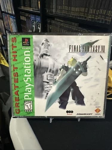 Final Fantasy VII 7 SONY Playstation 1 PS1 GREATEST HITS 3-Discs - VERY GOOD