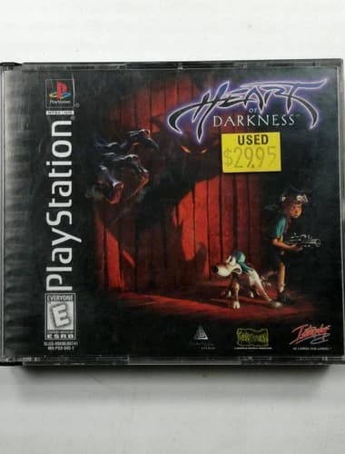 *DISC 1 ONLY* Heart of Darkness PlayStation PS1 Video Game 2 Disc Adventure