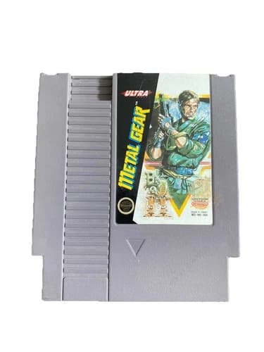 Metal Gear Nintendo NES Game Authentic
