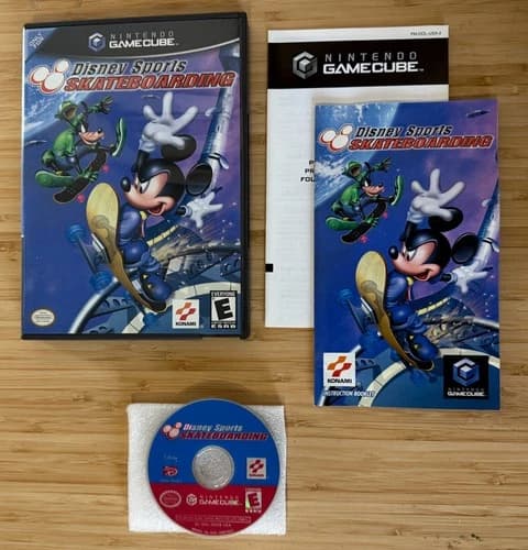 Disney Sports Skateboarding Nintendo Gamecube Game (COMPLETE) *TESTED* NICE!