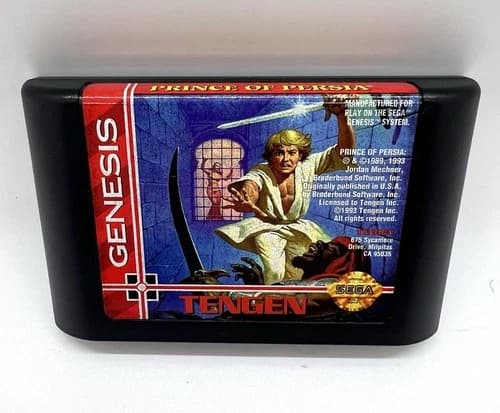 Prince of Persia (Sega Genesis, Tengen, 1993) Cartridge Only - Tested