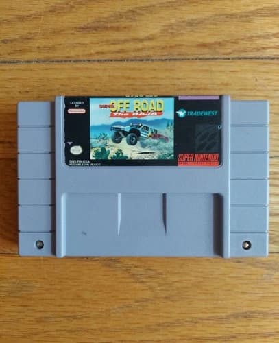 Super Off Road: The Baja - SNES Game Off Road Arcade Racing Works Fast Shipping!