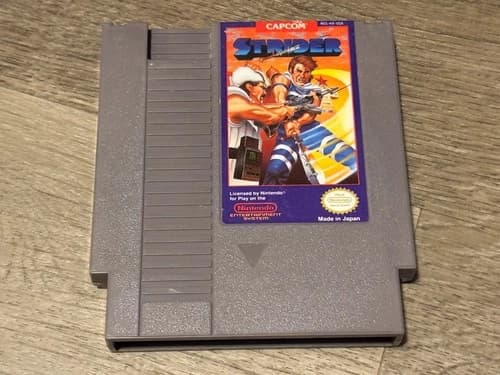 Strider Nintendo Nes Cleaned & Tested Authentic