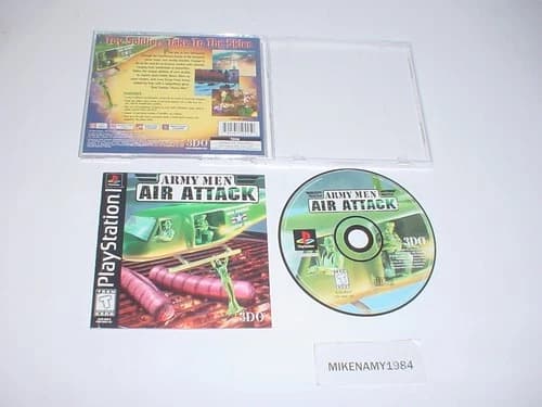 ARMY MEN: AIR ATTACK game complete in case w/ manual - Sony Playstation