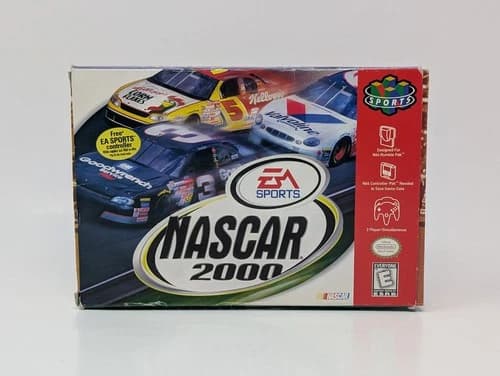 Nascar 2000 (Nintendo 64 N64, 1999) - CIB Complete