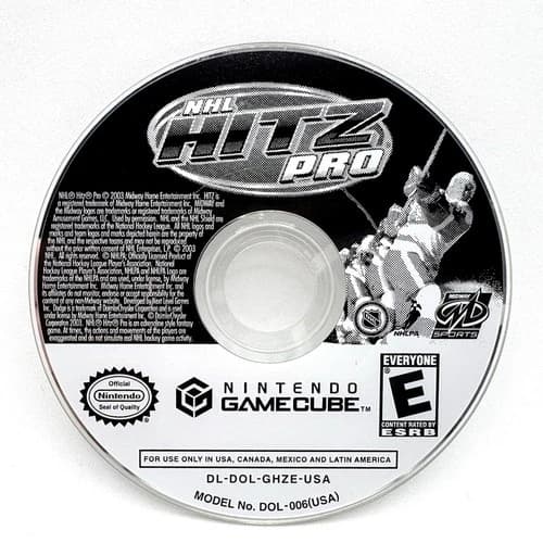 GameCube NHL Hitz 2003 for Nintendo Gamecube Tested and Working