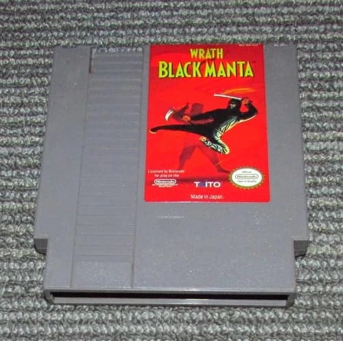 Wrath Of The Black Manta for Nintendo NES Authentic Fast Free Shipping