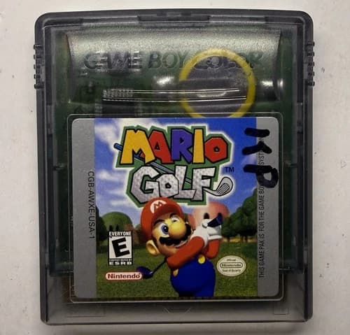 Mario Golf (Nintendo Game Boy Color, 1999) - Authentic - New Battery - Tested