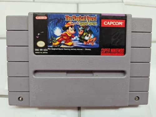 Magical Quest starring Mickey Mouse (SNES, 1992) - Cartridge Only!