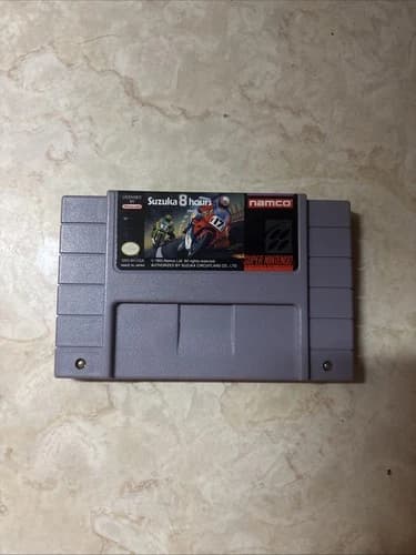 Suzuka 8 Hours (Super Nintendo SNES, 1993) Cart Only