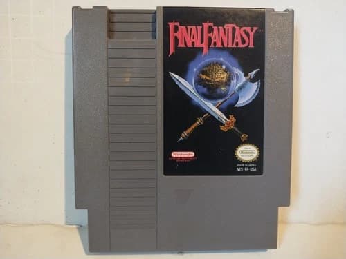 Final Fantasy Nintendo NES Game Cartridge Tested