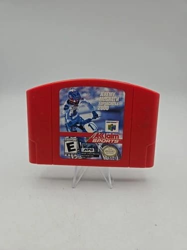Jeremy McGrath Supercross 2000 Nintendo 64 2000 N64 Authentic tested