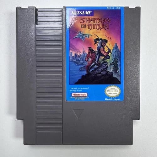 NES Shadow Of The Ninja (Nintendo Entertainment System, 1991) Game Cart Only