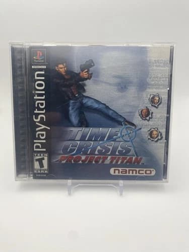 Time Crisis: Project Titan (PlayStation, 2001) PS1 CIB Complete