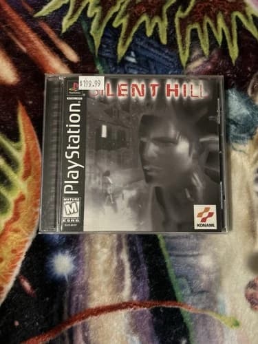Silent Hill PS1 PlayStation 1 Complete CIB Black Label Registration Card TESTED