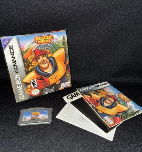 Rescue Heroes Billy Blazes (Nintendo GameBoy Advance, 2003) CIB w/Manual TESTED