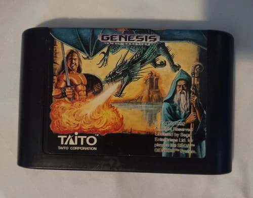 Cadash Sega Genesis RARE Authentic 1992 Tested