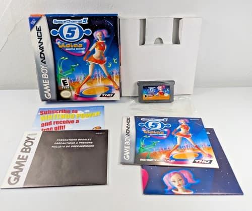 Space Channel 5 Ulala's Cosmic Attack (Gameboy Advance GBA) Complete in Box CIB
