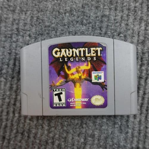 Gauntlet Legends Nintendo 64 N64 Video Game Cartridge Tested Authentic
