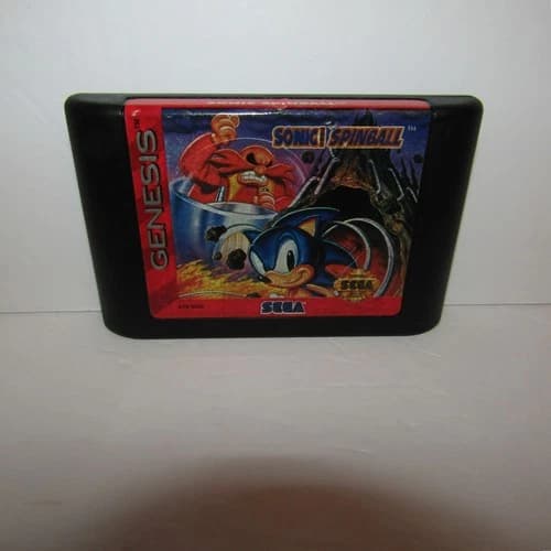 Sonic Spinball Sega Genesis Video Game Cartridge Only Tested and Working