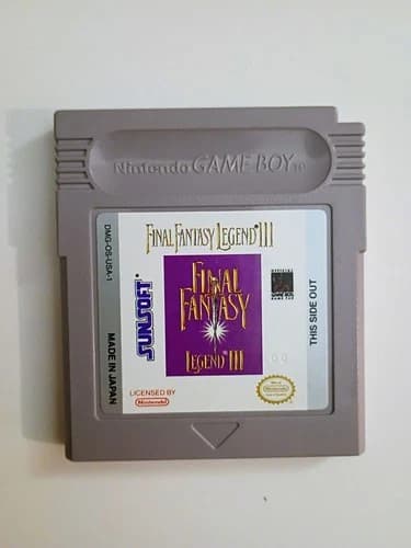 Final Fantasy Legend III Nintendo Game Boy Authentic Cartridge Tested