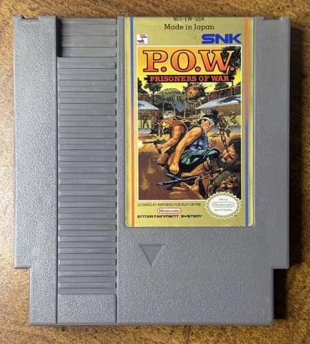 P.O.W.: Prisoners of War Nintendo Entertainment System NES Cartridge Only Tested