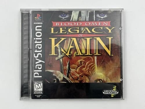 Blood Omen: Legacy of Kain (Sony PlayStation 1, PS1) CIB w/ Reg Card - Tested