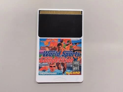 World Sports Competition TurboGrafx 16 TG16 - HuCard Only | TESTED & WORKS