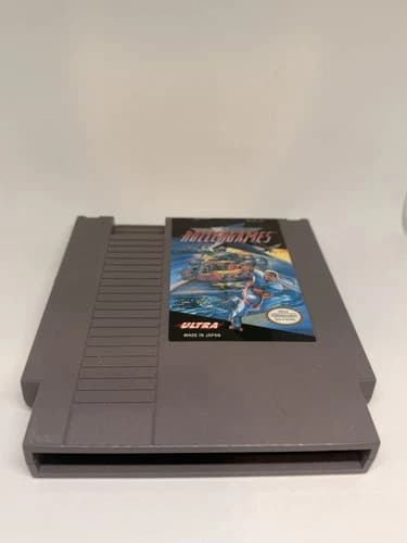 RollerGames NES 1990 Ultra Games Cartridge Video Rental Store Sticker Vintage