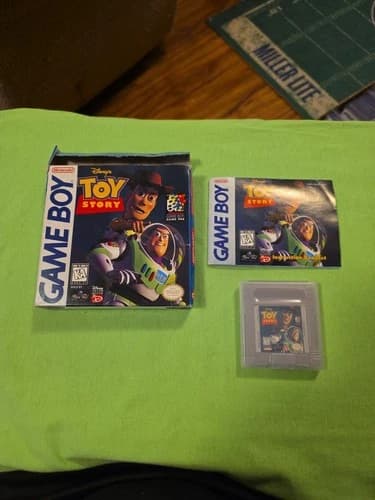 Complete CIB Toy Story Nintendo GameBoy WITH BOX Tested Solid