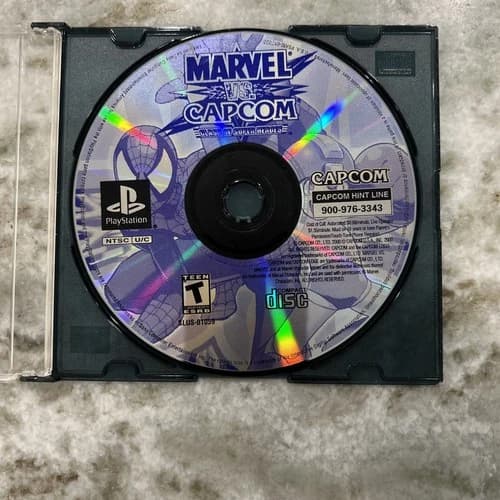 Marvel vs Capcom Clash of Super Heroes (PlayStation 1 PS1, 2000) Disc Only