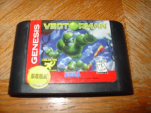 Vectorman (Sega Genesis, 1995) Authentic Tested Working Fast Ship