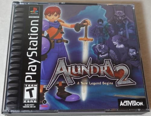 Alundra 2 PS1 PlayStation Activision Original Complete CIB