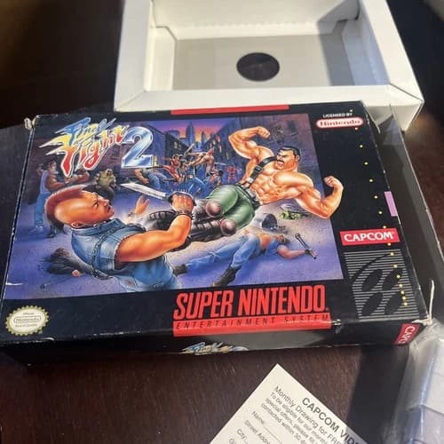 Final Fight 2 SNES Super Nintendo Authentic OEM Tested Working Cartridge Complet