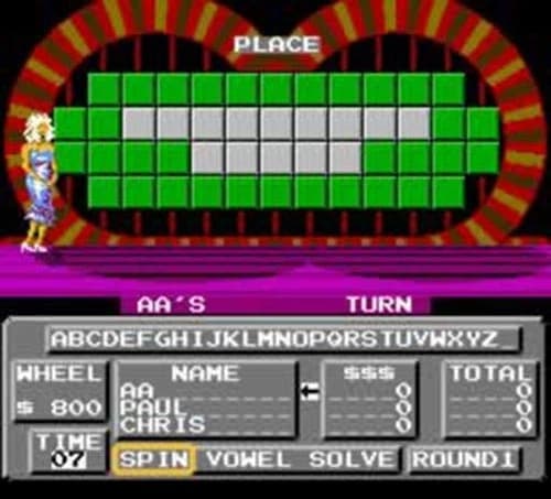 Wheel Of Fortune Junior Edition - NES Nintendo Game