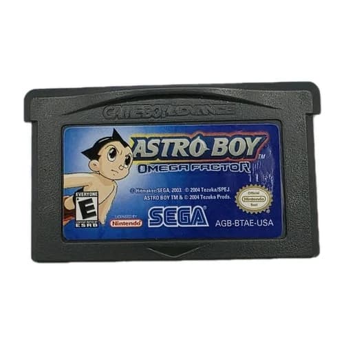 Astro Boy: Omega Factor - Nintendo Game Boy Advance GBA Cartridge Tested