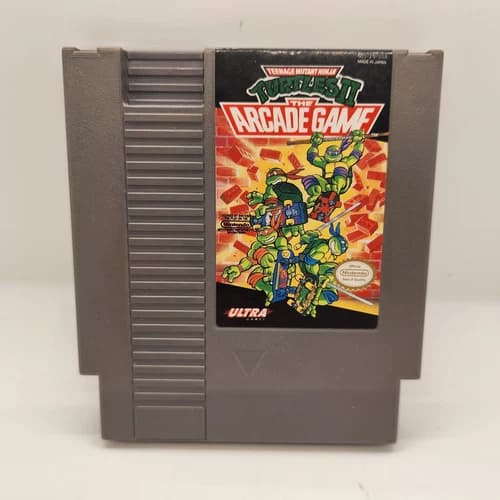 Nintendo NES Teenage Mutant Ninja Turtles II: The Arcade Game (1990) Tested OEM