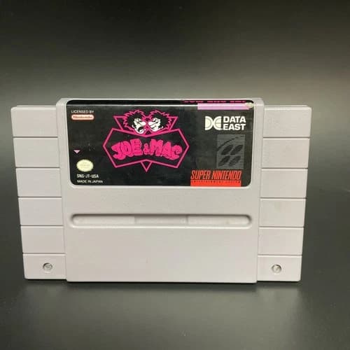 Joe And Mac (Super Nintendo Entertainment System, 1992) SNES Great Condition
