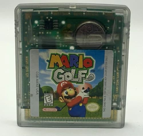 GBC Mario Golf (Nintendo Game Boy Color, 1999) Authentic Game Cartridge Only