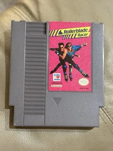 Rollerblade Racer Nintendo NES Game Cart, 1993 Edition