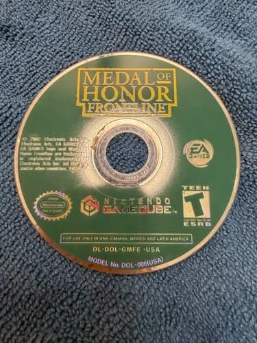 Medal of Honor Frontline for Nintendo Gamecube Disc Only