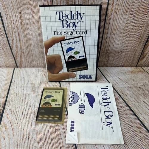 Teddy Boy The Sega Card Sega Master System Complete With Manual