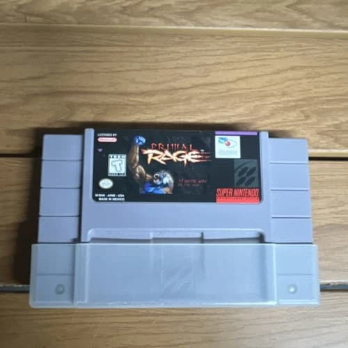 TIME Warner Interactive Primal Rage Super Nintendo SNES Action NTSC-U/C T-Teen