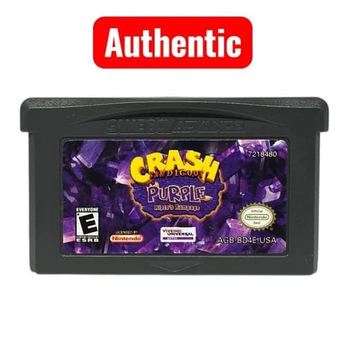 Crash Bandicoot Purple: Ripto's Rampage (Nintendo Game Boy Advance 2004) Tested