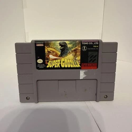 Super Godzilla Nintendo SNES Game Cartridge Only Tested authentic