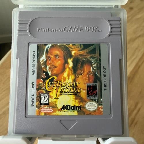 Cutthroat Island - Nintendo Game Boy Cleaned & Tested / Working - Authentic