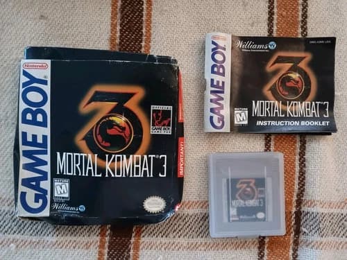 Mortal Kombat 3 Nintendo Game Boy Complete Cib Manual Tested